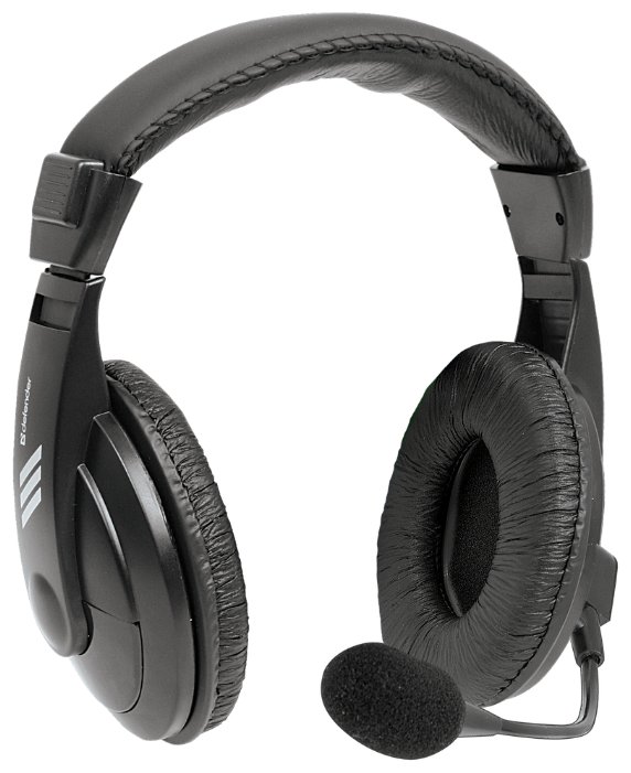 Гарнитура DEFENDER Gryphon 750U USB, черный, 1.8м кабель 63752