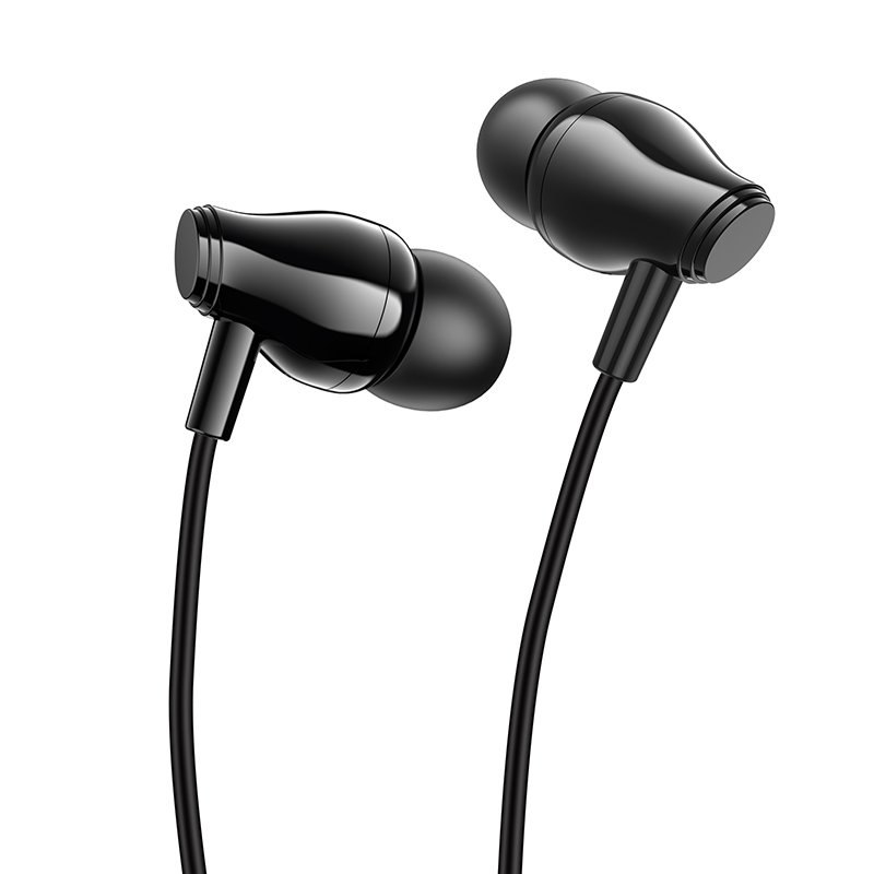 Наушники BOROFONE BM61 Wanderer universal earphones with mic (чёрный)