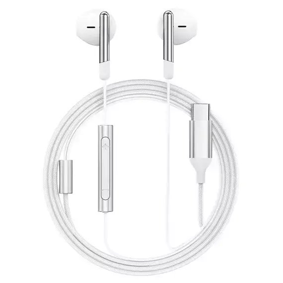 Наушники ACEFAST L3 USB-C Wired earphones with mic White