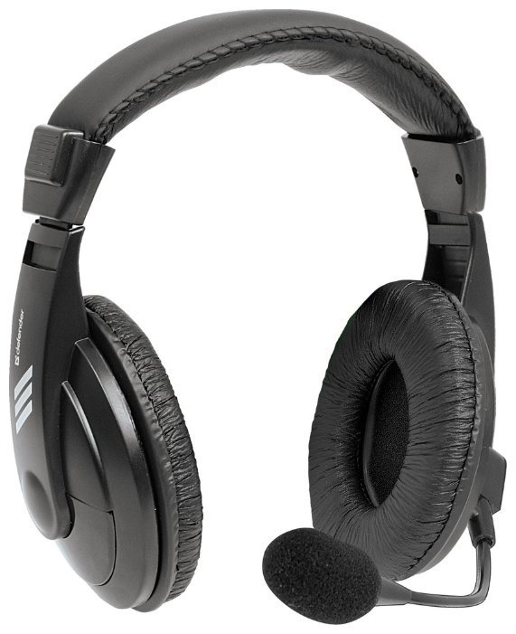 Гарнитура DEFENDER Gryphon 750 черный, кабель 2 м 63750