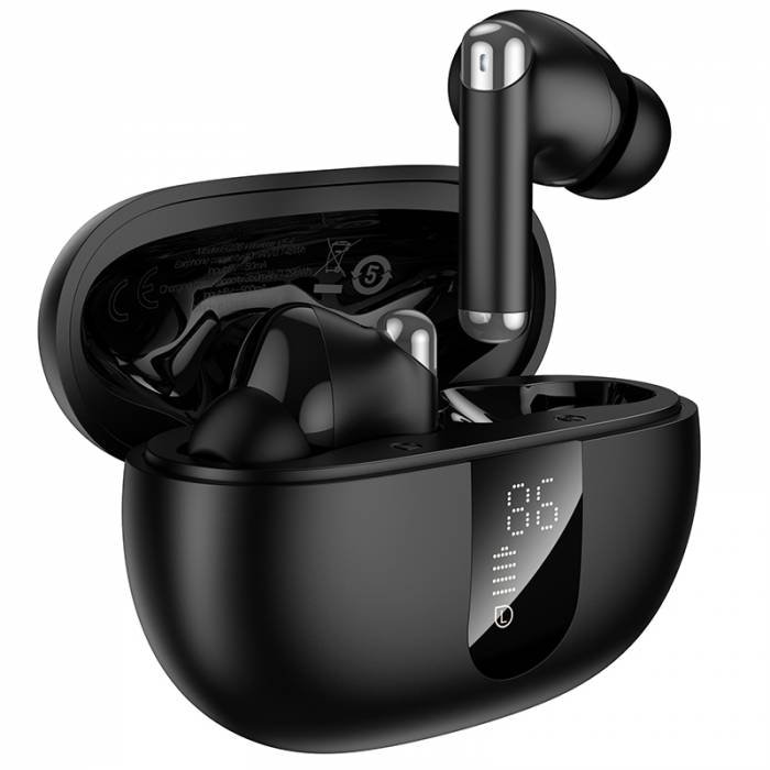 Наушники bluetooth HOCO EQ26 Nice true wireless ANC+ENC BT headset (черный)