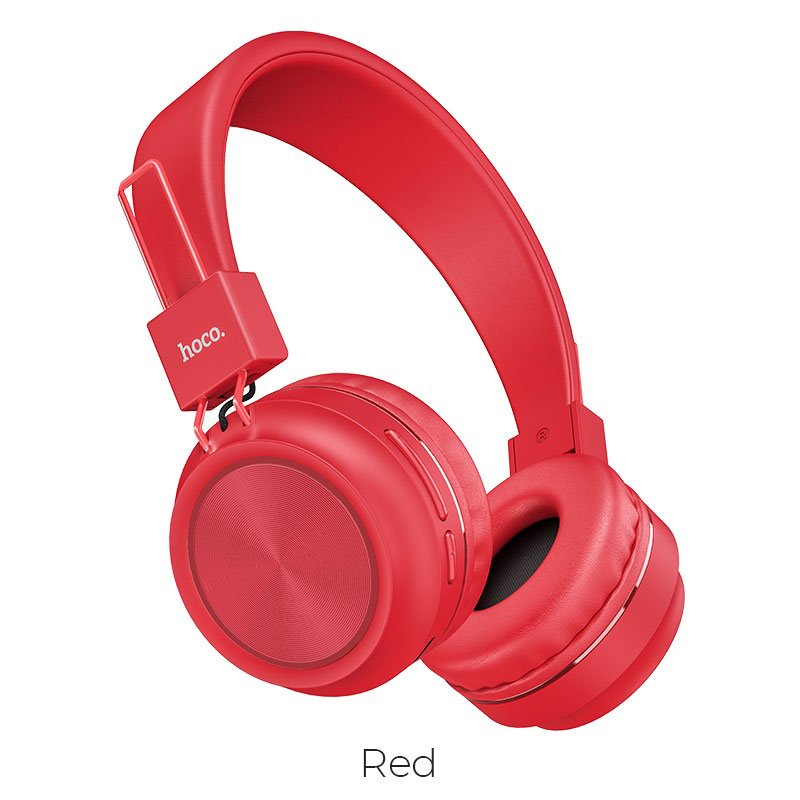 Наушники полноразмерные bluetooth HOCO W25 Promisel (красный)