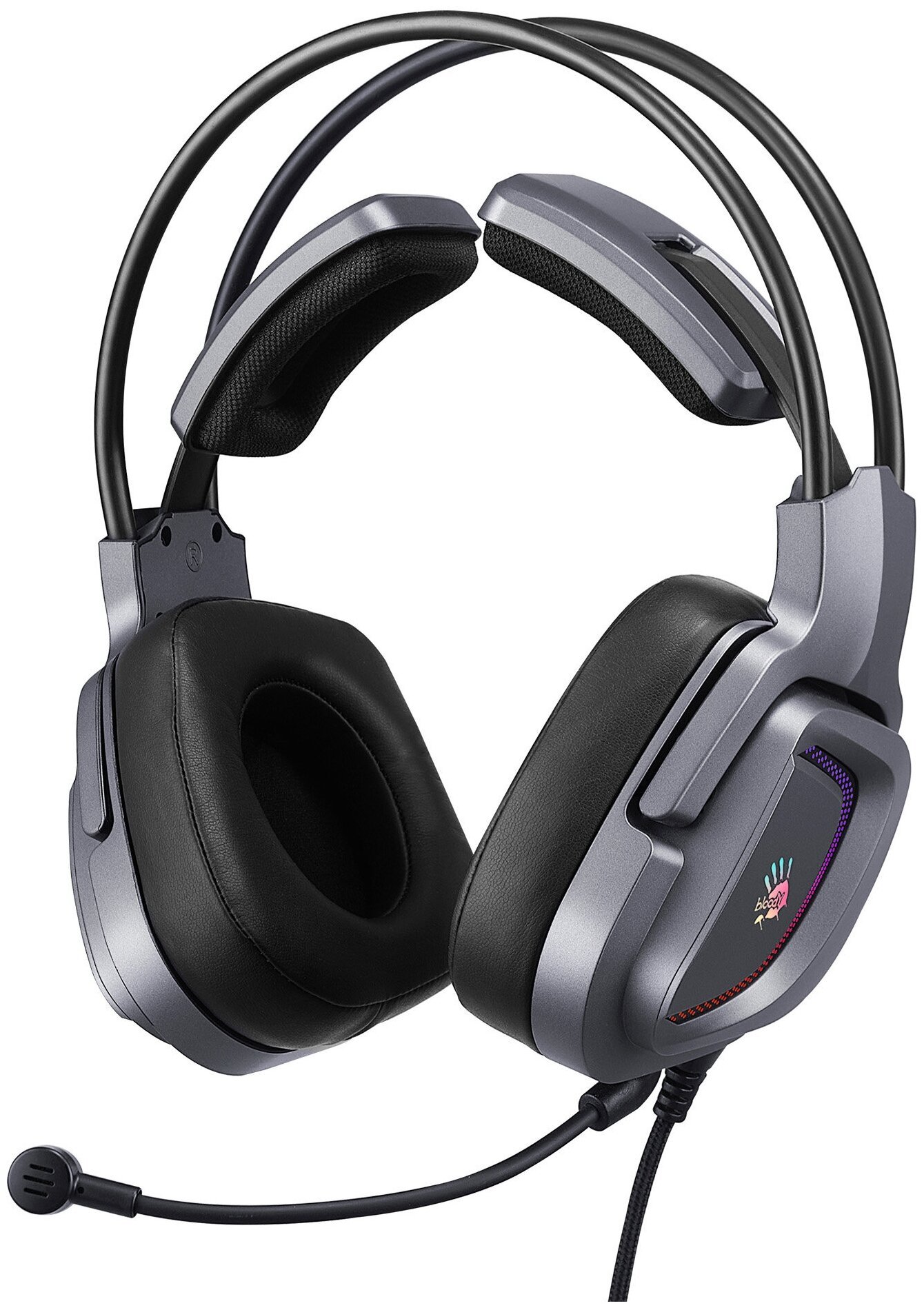 Наушники игровые с микрофоном A4TECH Bloody G575 (серый)
