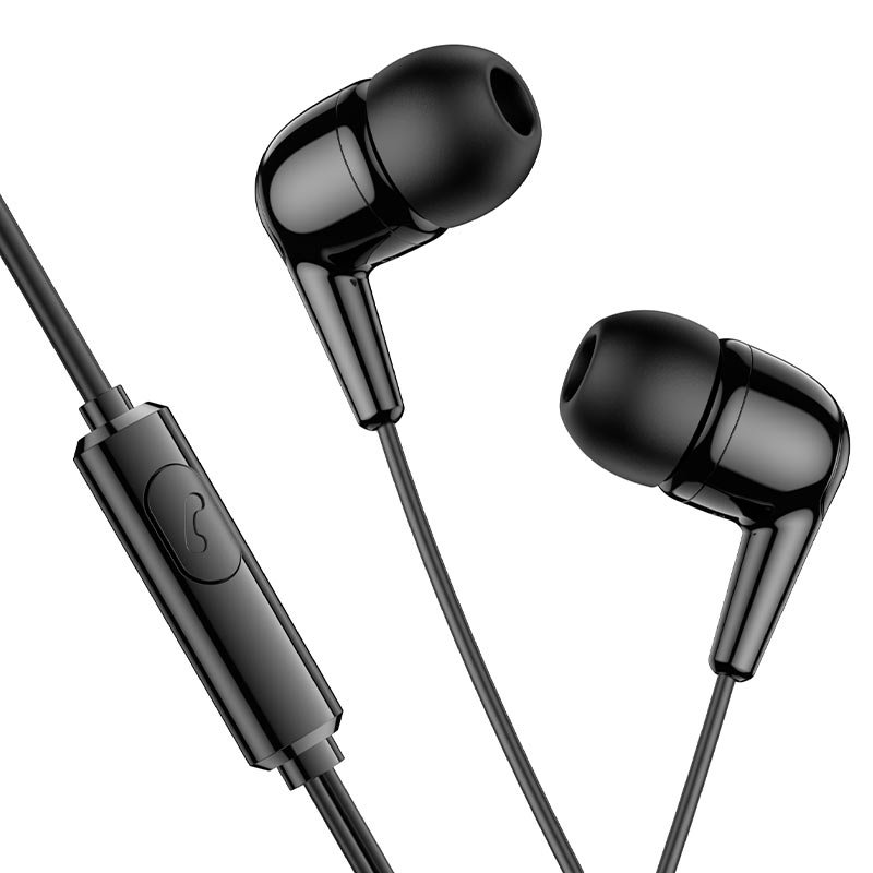Наушники HOCO M97 Enjoy universal earphones with mic (черный)