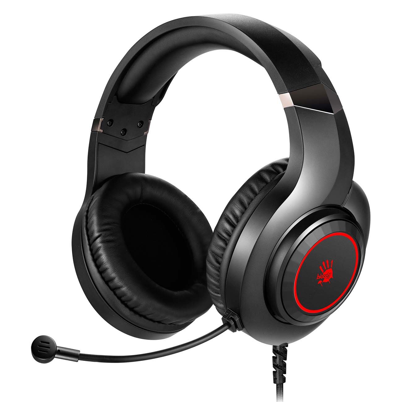 Наушники игровые с микрофоном A4TECH Bloody G220 AUX3.5-4PIN + USB (черный)