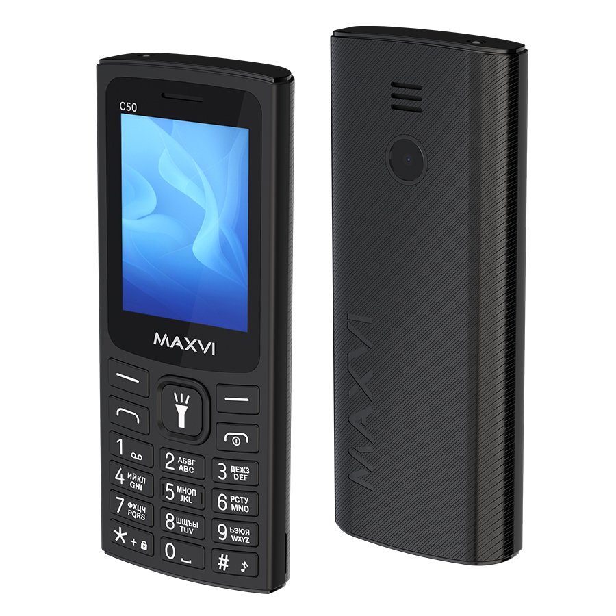 Мобильный телефон Maxvi C50 черный