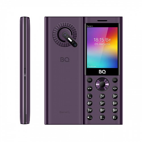 Мобильный телефон BQ 2458 Barrel L Purple+Black