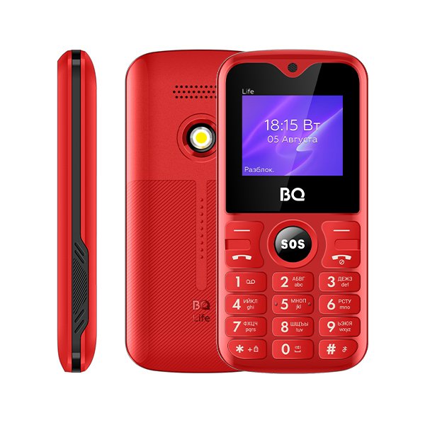 Мобильный телефон BQ 1853 Life Red+Black