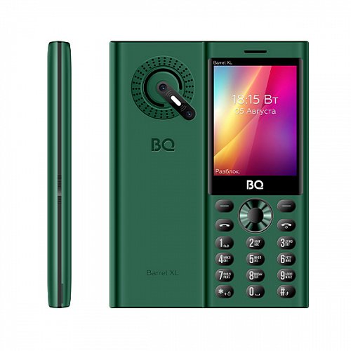 Мобильный телефон BQ 2832 Barrel XL Green+Black