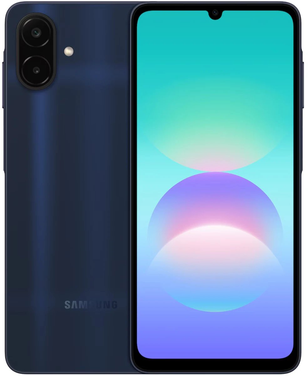 Смартфон Samsung Galaxy A08 4/128GB Dark Blue (SM-A085FDBGCAU)