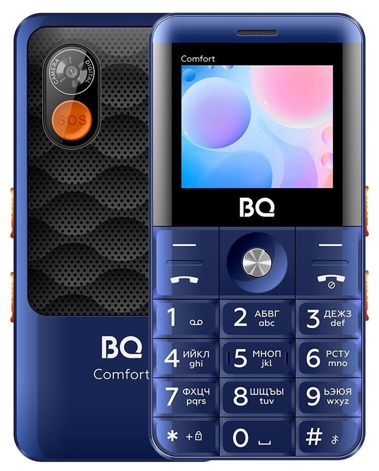 Мобильный телефон BQ 2006 Comfort Blue+Black