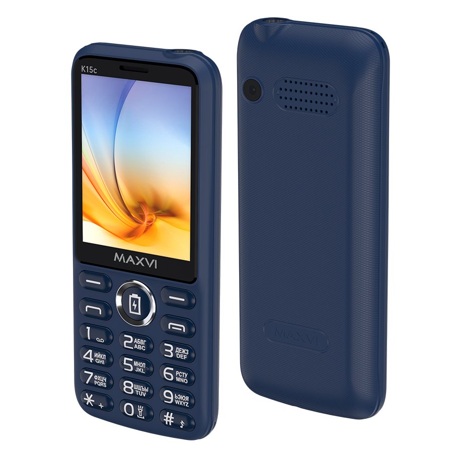 Мобильный телефон Maxvi K15c синий