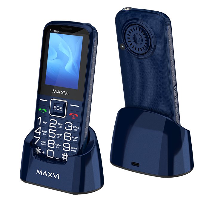 Мобильный телефон Maxvi B21ds up синий