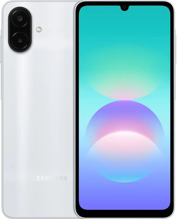 Смартфон Samsung Galaxy A08 6/128GB серебристый  (SM-A085FZSHCAU)