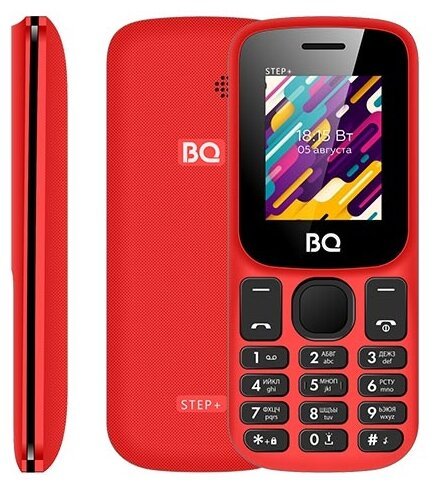 Мобильный телефон BQ-1848 Step+ Red+Black