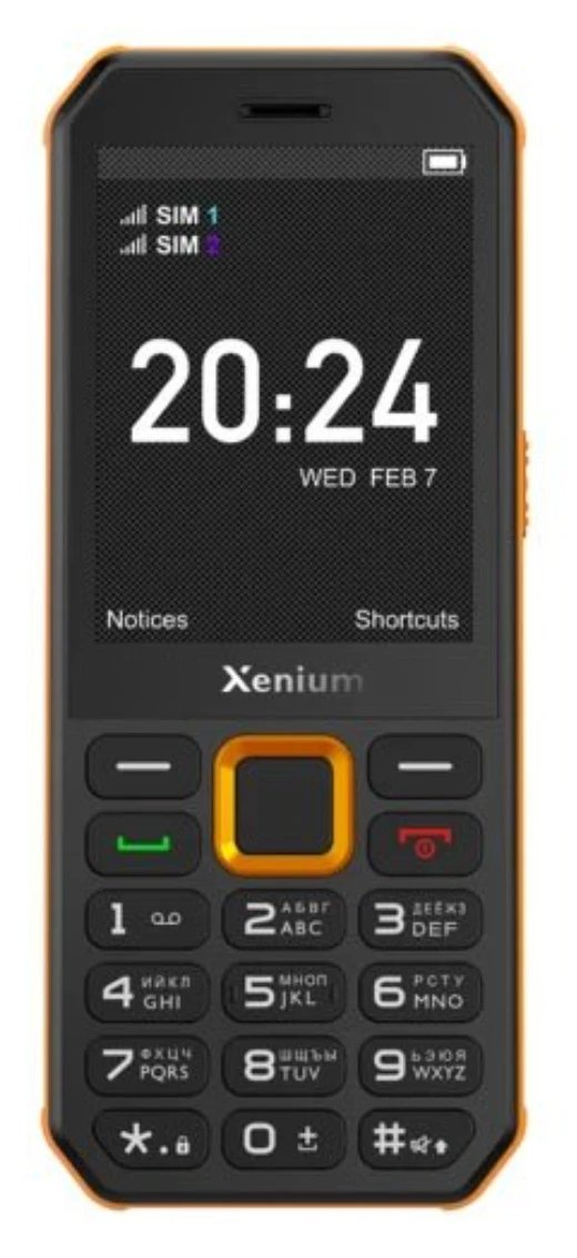 Мобильный телефон Philips Xenium X300 Orange/black