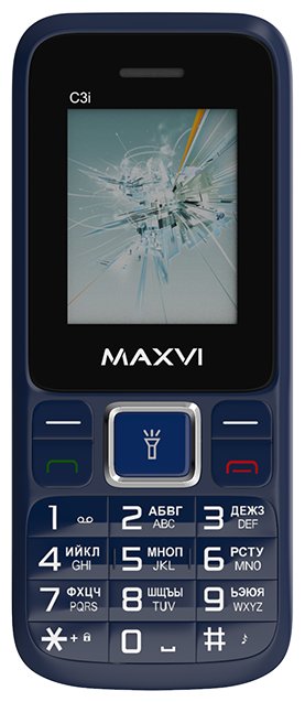 Мобильный телефон Maxvi C3i маренго