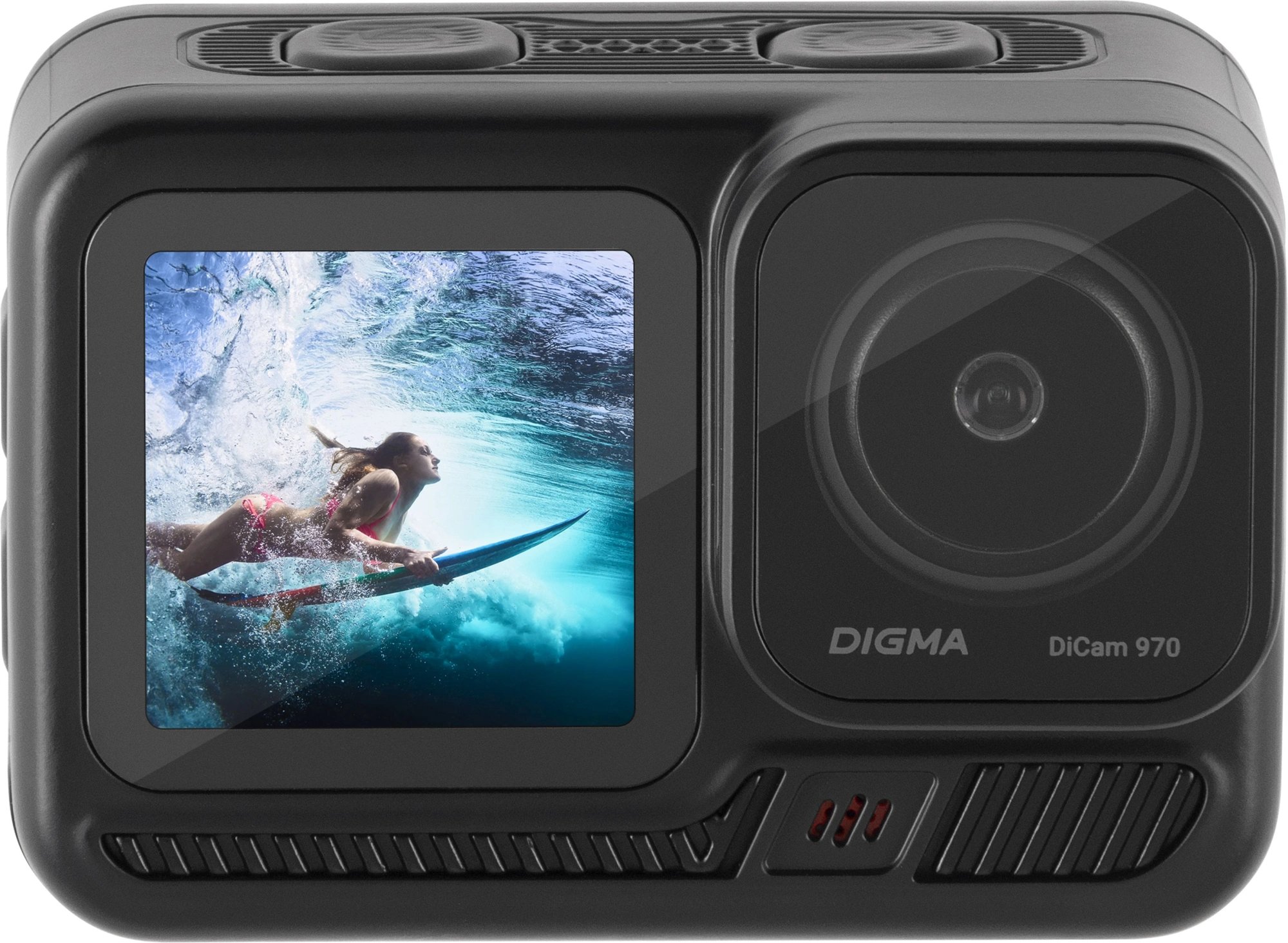 Экшн-камера Digma DiCam DC970 Combo 1xCMOS 12Mpix черный