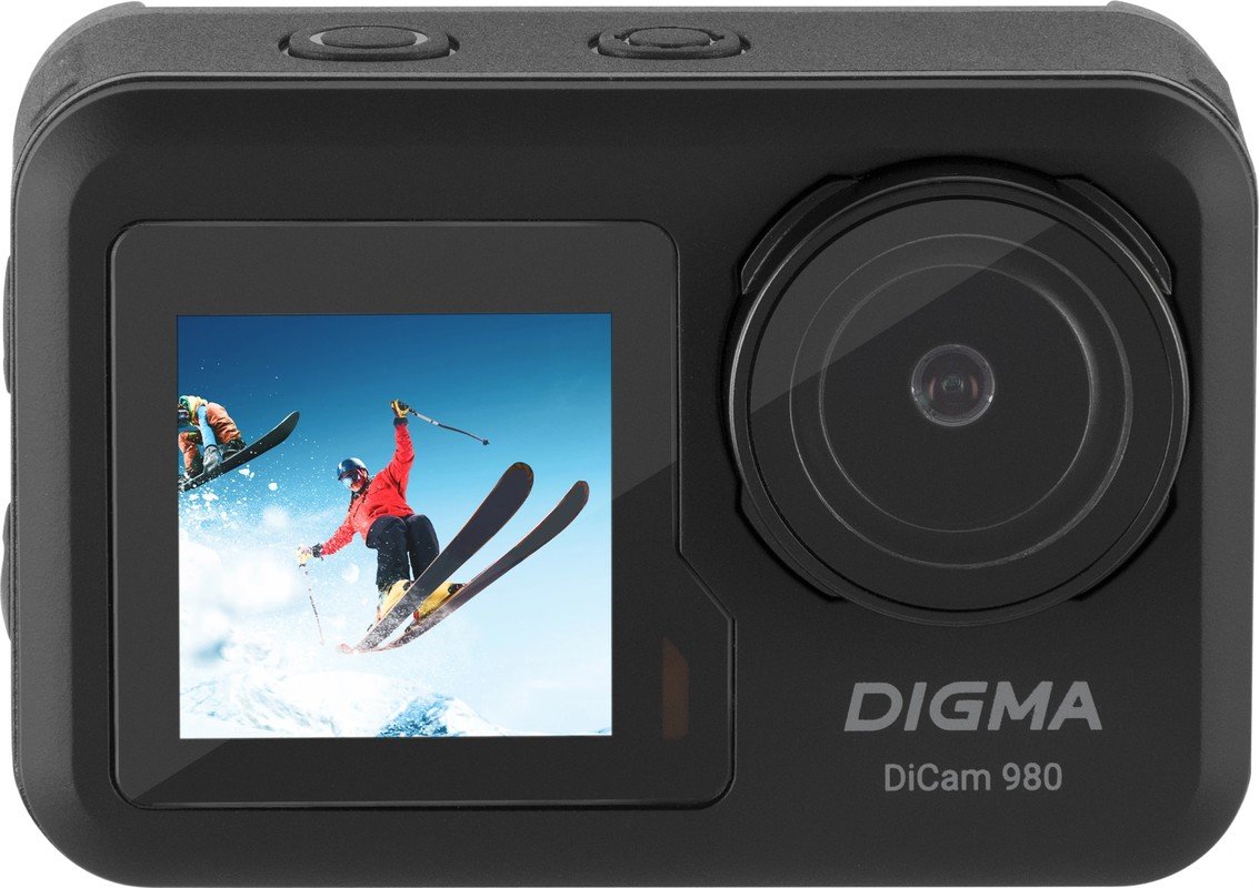 Экшн-камера Digma DiCam DC980 Combo 1xCMOS 12Mpix черный