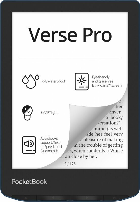 Электронная книга PocketBook 634 Verse Pro (PB634-A-WW) Azure