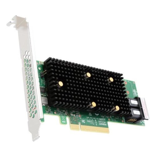 Контроллер LSI SAS 9400-8i SGL (05-50008-01) PCIe 3.1 x8 LP, Tri-Mode SAS/SATA/NVMe 12G HBA, 8port(2xint SFF8643), 3408 IOC