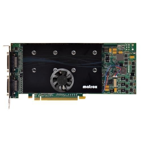 Видеокарта Matrox (MURA-MPX40HF) 4 outputs PCIe x16 (Gen2) 2GB1 64 Gbit/sec, SL-DVI  2048x1152 RGB (VGA) 2048x1536