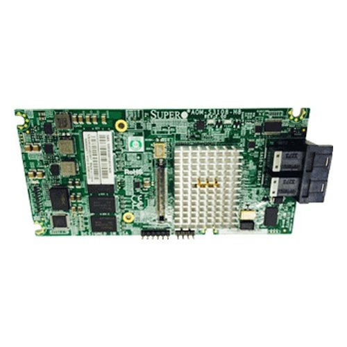 Контроллер Supermicro AOM-S3108M-H8 Add-on Module (8-port, SAS 12Gb/s, RAID 0,1,5,6,10,50,60, 2Gb onboard cache) (AOM-S3108M-H8)