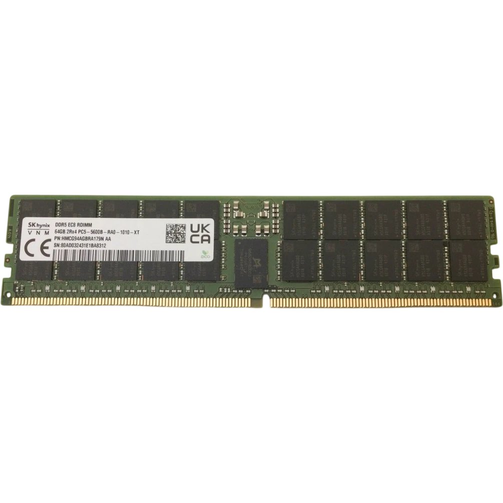 ОЗУ Hynix HMCG94AGBRA179N 64GB 5600MHz DDR5 RDIMM