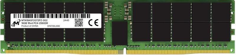 ОЗУ Micron MTA18ASF2G72PZ-3G2 DDR4 RDIMM 16GB 1Rx4 3200 MHz ECC Registred, 1 year, OEM