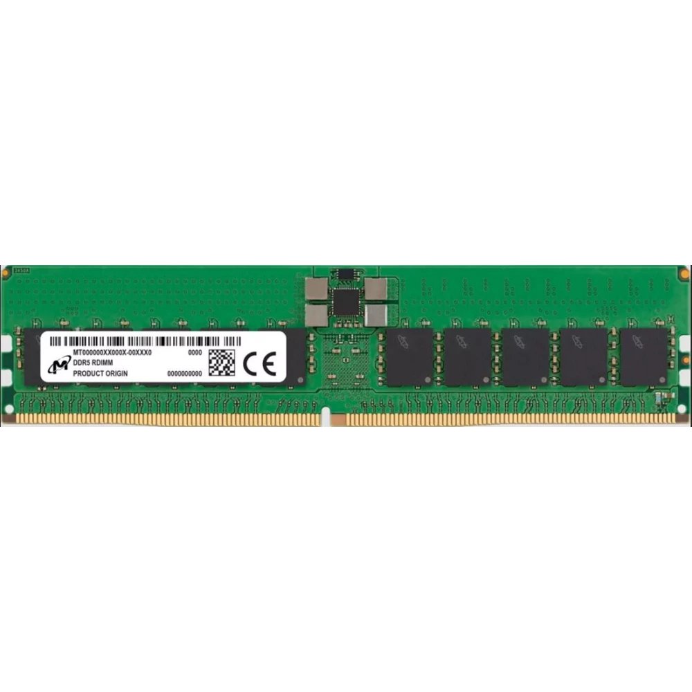 ОЗУ Micron MTC40F2046S1RC56BD1 DDR5 RDIMM 64GB 2Rx4 5600 MHz ECC Registered, 1 year, OEM