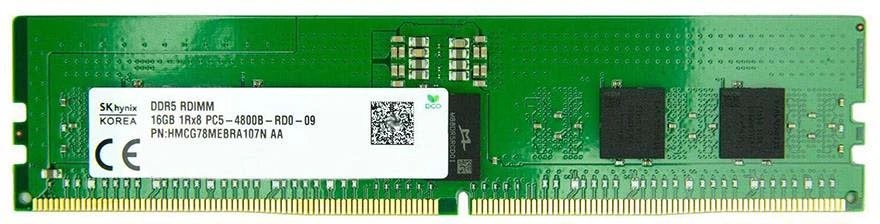 ОЗУ Hynix DDR5 RDIMM 16GB 4800Mhz (HMCG78MEBRA107N)