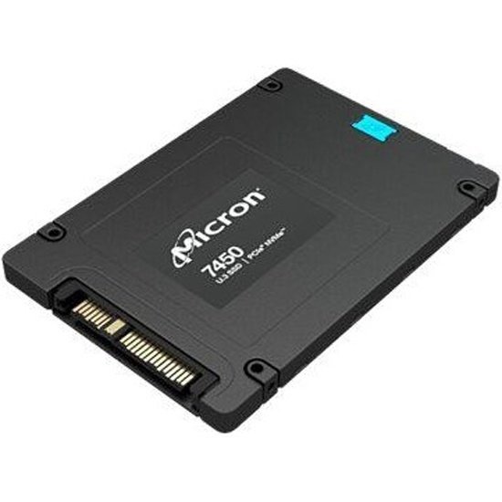 SSD Micron 7450 Pro (MTFDKCC960TFR-1BC15ABYY), 960GB, U.3(2.5" 15mm), NVMe, PCIe 4.0 x4, 3D TLC, R/W 6800/1400MB/s