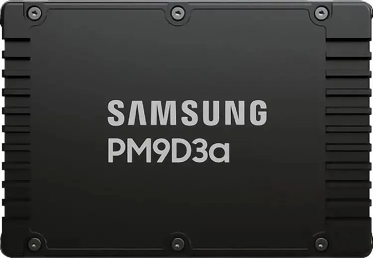 SSD Samsung Electronics PM9D3a MZWL63T8HFLT-00AW7 3840GB U.3(2.5" 15mm), NVMe, PCIe 5.0x4, 3D TLC, R/W 12000/6000MB/s, IOPs 2