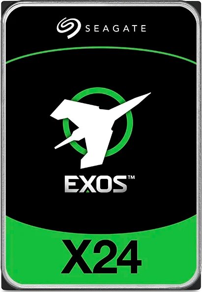 HDD Seagate Exos X24 (ST12000NM002H) 3.5" SATA 12Tb, 7200 rpm, 512Mb buffer, 512e/4kn, CMR, 1 year