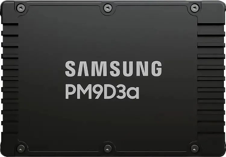 SSD Samsung PM9D3a (MZWL67T6HBLC-00AW7) 7680GB U.3(2.5" 15mm), NVMe, PCIe 5.0x4, 3D TLC, R/W 12000/6000MB/s, IOPs 2