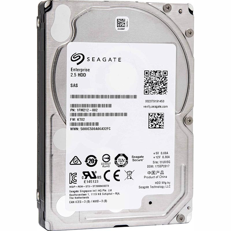 HDD Infortrend Seagate Enterprise HESS10S3120-0030C 2.5" SAS 12Gb/s HDD, 1.2TB, 10000RPM.