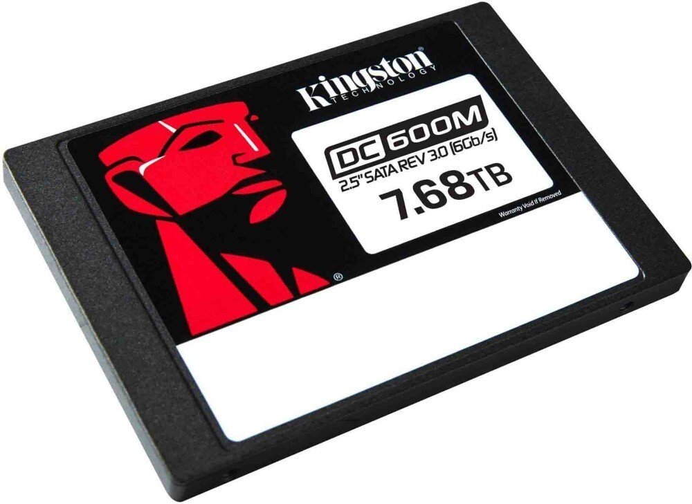 SSD Kingston Enterprise DC600M SEDC600M/7680G 7,68TB 2.5" SATA 3 R560/W530MB/s 3D TLC MTBF 2M 94 000/34 000 IOPS 14016TBW (Mixed-Use)