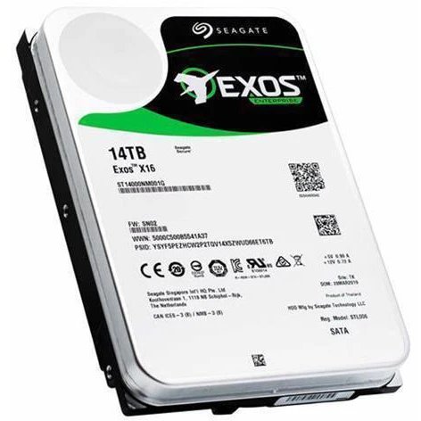 HDD Seagate Exos X16 ST14000NM011G 14Tb SAS (7200rpm) 4Kn 256Mb 3.5"