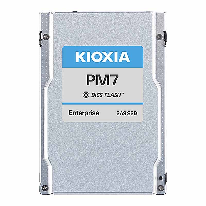 SSD KIOXIA PM7-R KPM7VRUG7T68, 7680GB, 2.5" 15mm, SAS 24G, TLC, R/W 4200/4100 MB/s, IOPs 720K/175K, TB