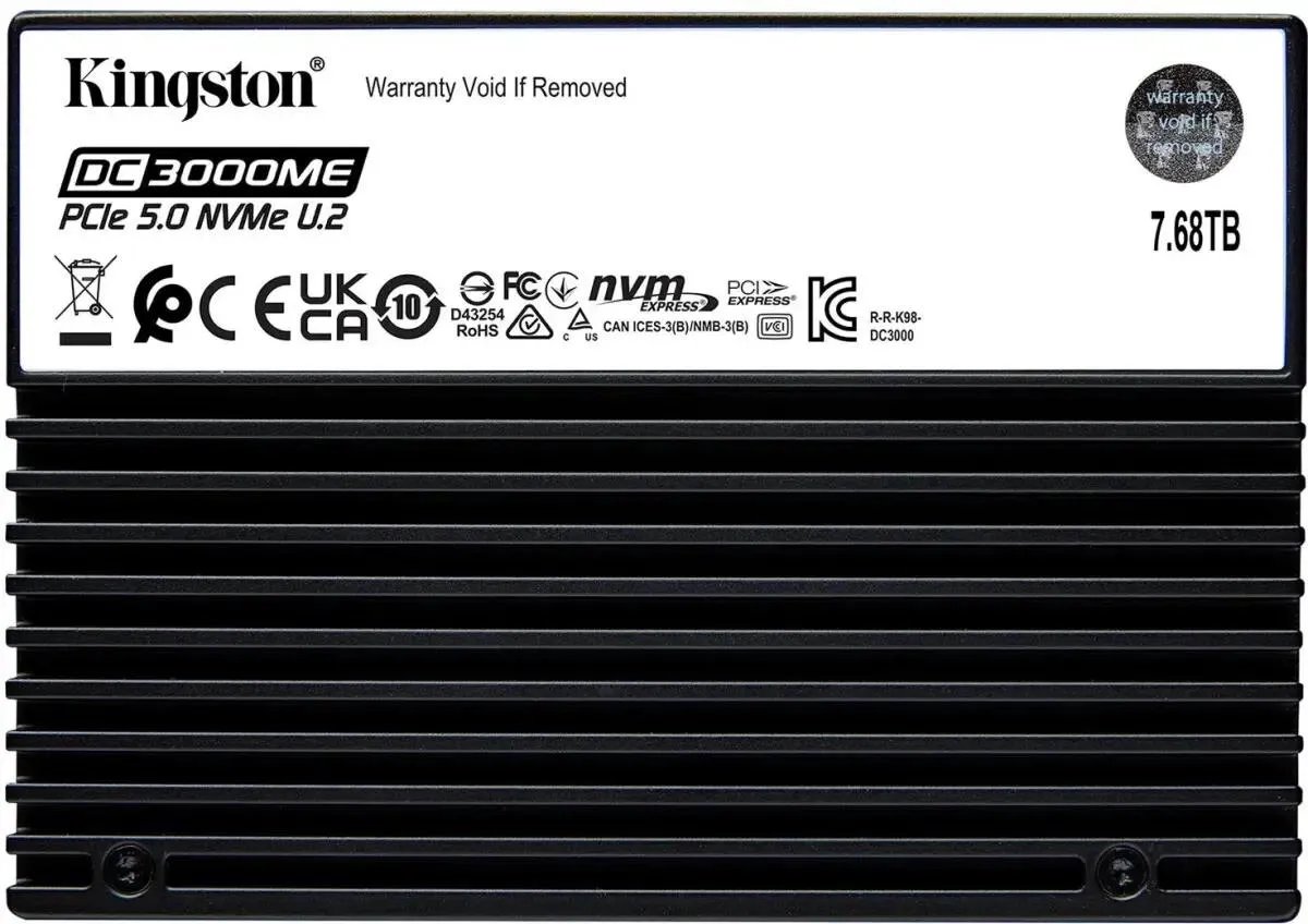 SSD Kingston SEDC3000ME/7T6 PCIe 5.0 x4 7.68TB 2.5" 1825 DWPD