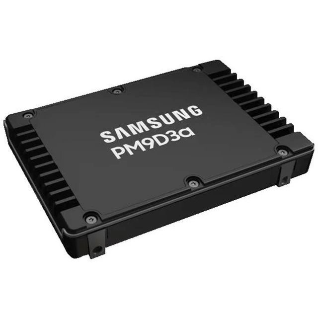 SSD Samsung PM9D3a (MZWL6960HFJA-00AW7) 960GB U.3(2.5" 15mm), NVMe, PCIe 5.0x4, 3D TLC, R/W 12000/1600MB/s, IOPs 1