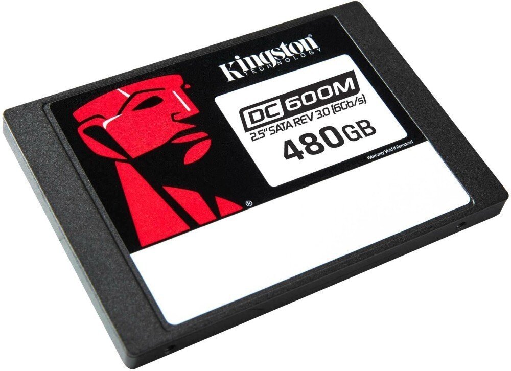 SSD Kingston Enterprise DC600M SEDC600M/480G 480GB 2.5" SATA 3 R560/W470MB/s 3D TLC MTBF 2M 94 000/41 000 IOPS 876TBW (Mixed-Use)