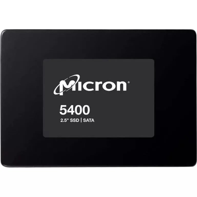 SSD Crucial Micron 5400 Pro MTFDDAK3T8TGA-1BC1ZABYYR, 3840GB, 2.5" 7mm, SATA3, 3D TLC, R/W 540/520MB/s, IOPs 95 000/30 000