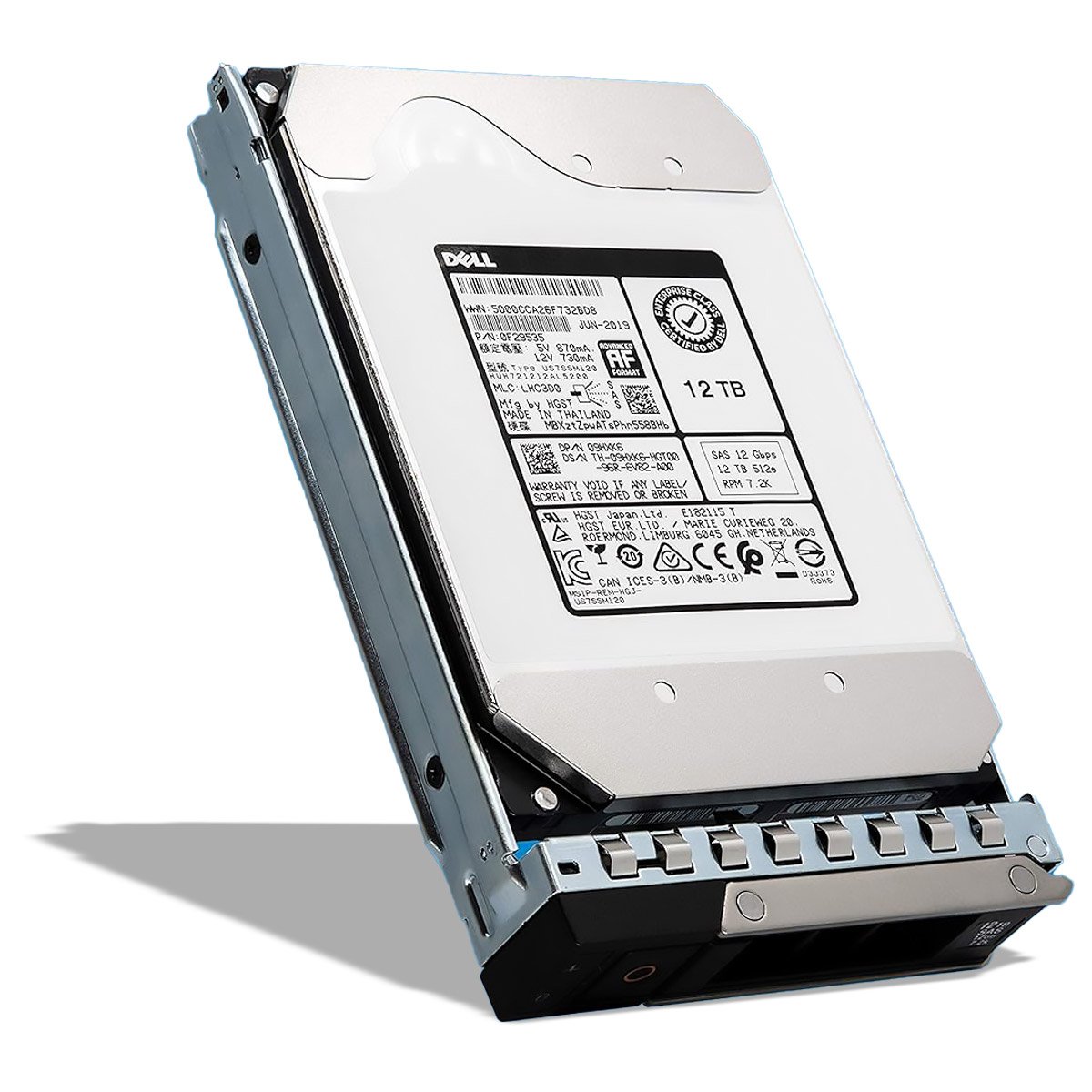 HDD Dell 161-BCPD 12Tb SAS ISE 12Gbps 7.2K 512e 3.5in Hot-Plug