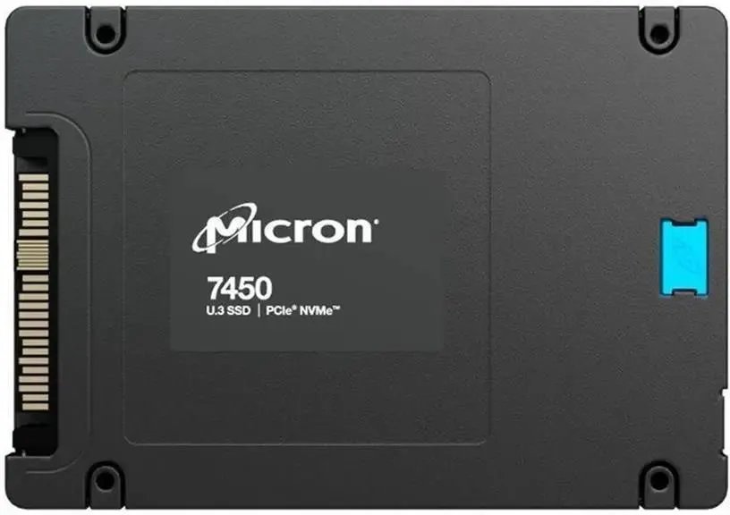 SSD Crucial Micron 7450 Pro (MTFDKCB3T8TFR-1BC1ZABYY) 3.8ТБ, 2.5", PCIe 4.0 x4, NVMe, U.3