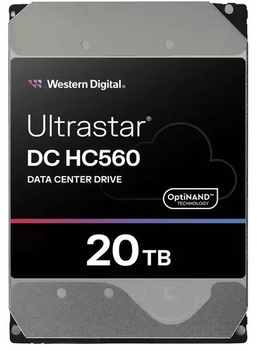 HDD WD Ultrastar DC HC560 (WUH722020BL5204) 3.5" 20TB SATA 6Gb/s, 7200rpm, 512MB, 0F38652, 512e/4Kn,