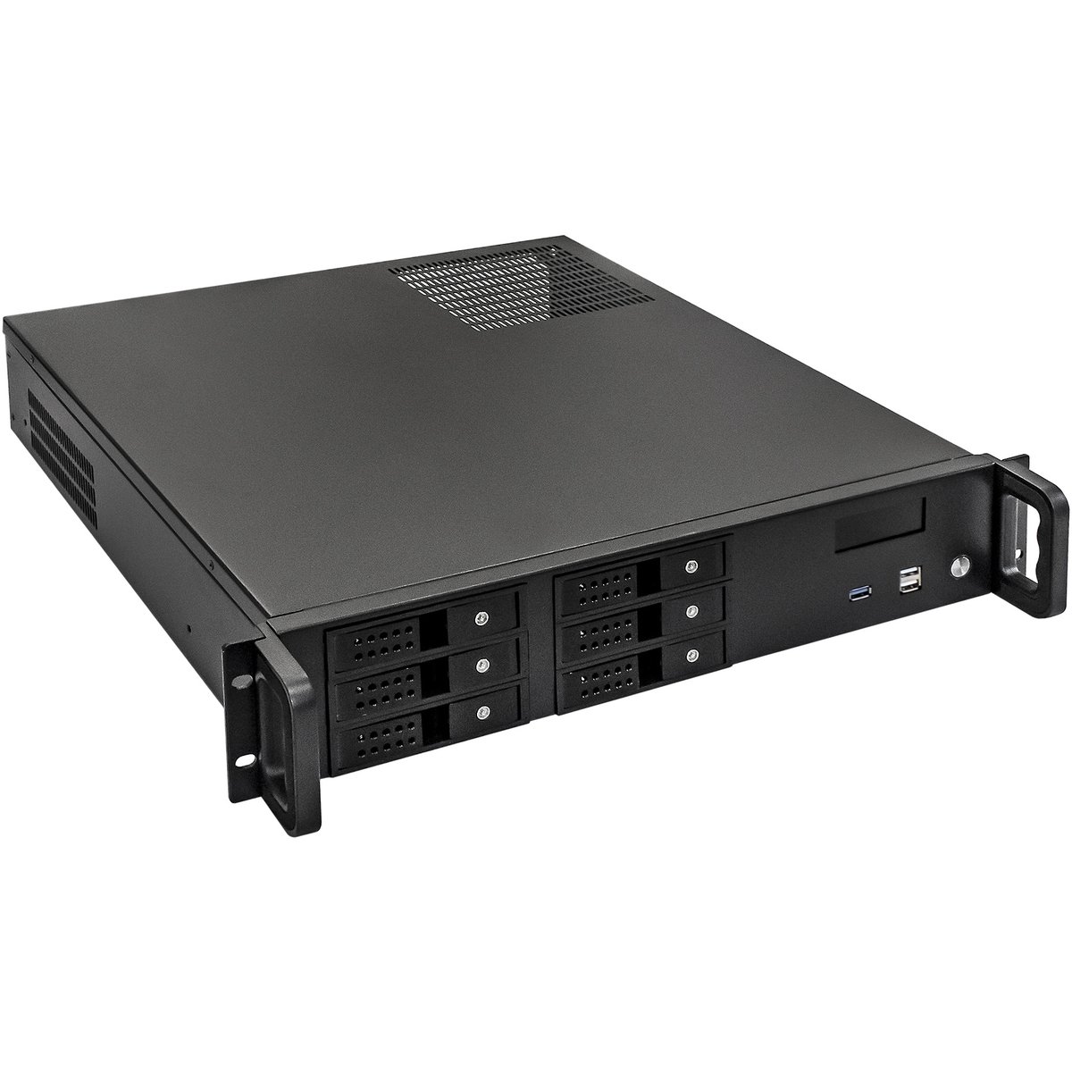 Корпус Exegate Pro 2U480-HS06 EX279756RUS RM 19", высота 2U, глубина 480, БП 800ADS, 6xHotSwap, USB