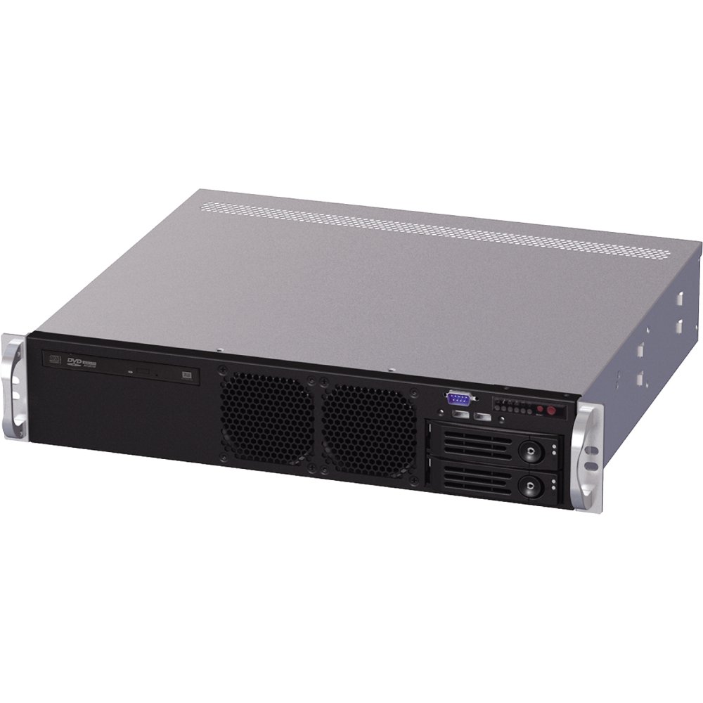 Корпус Ablecom CS-R27S-04P 2U short chassis, 2*3.5'' swappable HDD tray, internal bay