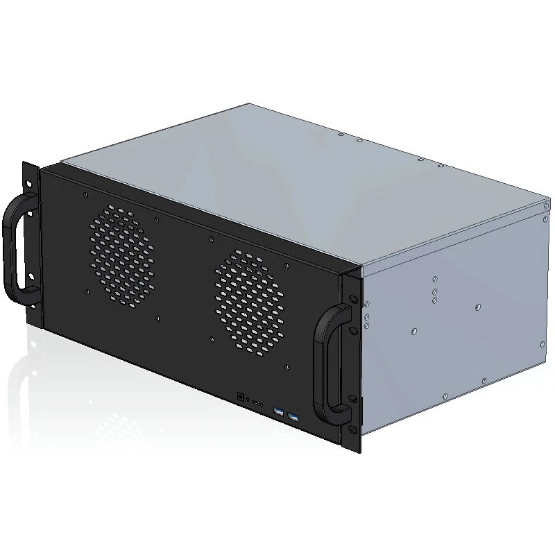 Корпус Procase 4U350-08 4U, 8HDD, черный, без блока питания PS/2 ATX, глубина 350мм, MB SSI CEB 12"x10,5"