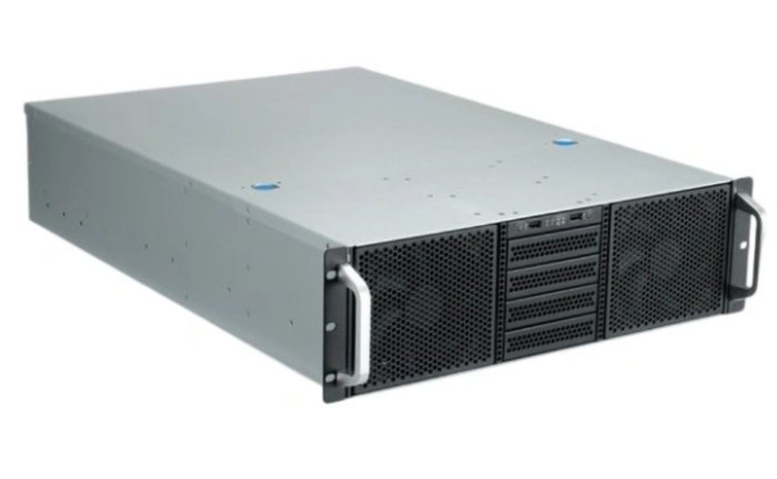 Корпус YCC YRM-36514A0, 3U, E-ATX, w/o PSU, int. 10x3,5" + 4x3,5"/2,5" HDD bays, 2x120mm front fans